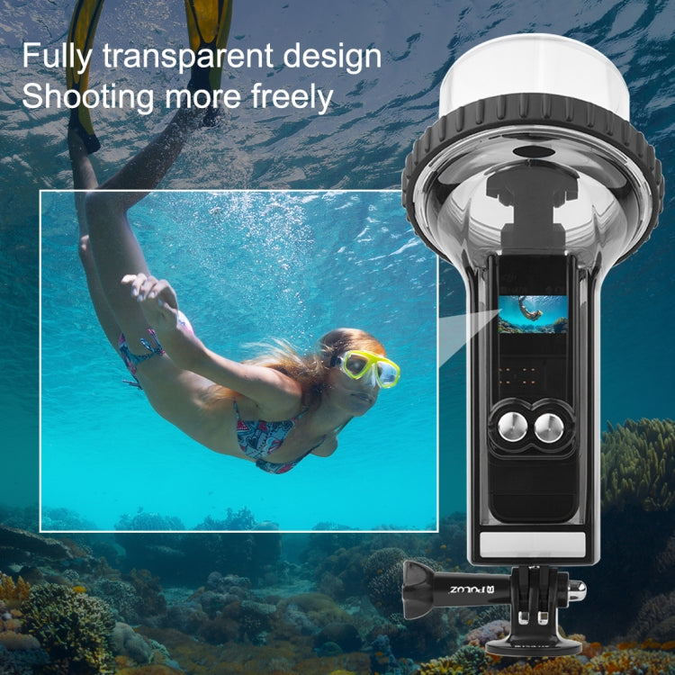 PULUZ 60m Underwater Water-resistant Housing Diving Case Cover for DJI Osmo Pocket 2(Black)