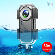 PULUZ 30m Underwater Water-resistant Housing Case for Insta360 ONE X2(Transparent)
