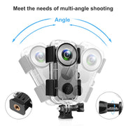PULUZ 30m Underwater Water-resistant Housing Case for Insta360 ONE X2(Transparent)