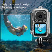 PULUZ 60m Water-resistant Housing Diving Case for DJI Action 2 Camera Unit / Action 2 Power Combo / Action 2 Dual-Screen Combo(Transparent)
