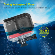 PULUZ 60m Underwater Depth Diving Case Water-resistant Camera Housing for Insta360 One RS 4K Edition(Transparent)