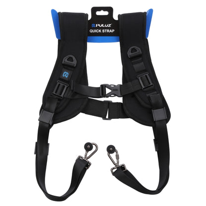 PULUZ Quick Release Double Shoulder Harness Soft Pad Decompression Foam Strap Belt for DSLR Digital Cameras - Camera Strap by PULUZ | Online Shopping South Africa | PMC Jewellery | Buy Now Pay Later Mobicred
