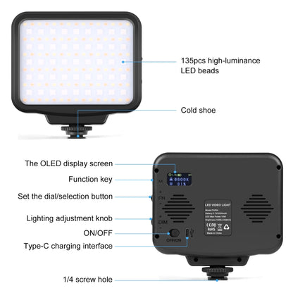 PULUZ Pocket 2500-9900K+RGB Full Color Beauty Fill Light Handheld On-Camera Photography LED Light -  by PULUZ | Online Shopping South Africa | PMC Jewellery | Buy Now Pay Later Mobicred
