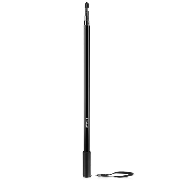 PULUZ 3m Metal Selfie Stick Monopod  for Insta360 One RS / X2 / X3 (Black)