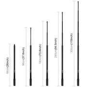 PULUZ 3m Metal Selfie Stick Monopod  for Insta360 One RS / X2 / X3 (Black)