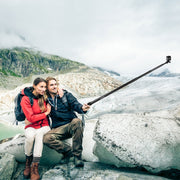 PULUZ 3m Metal Selfie Stick Monopod  for Insta360 One RS / X2 / X3 (Black)