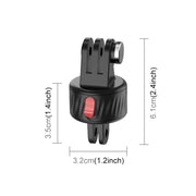 PULUZ Action Camera Magnetic Base Adapter (Black)