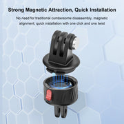 PULUZ Action Camera Magnetic Base Adapter (Black)