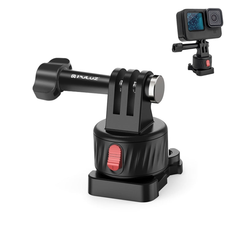 PULUZ Action Camera Quick Release Magnetic Base Adapter (Black) - Connection Mount by PULUZ | Online Shopping South Africa | PMC TechLife | Buy Now Pay Later Mobicred