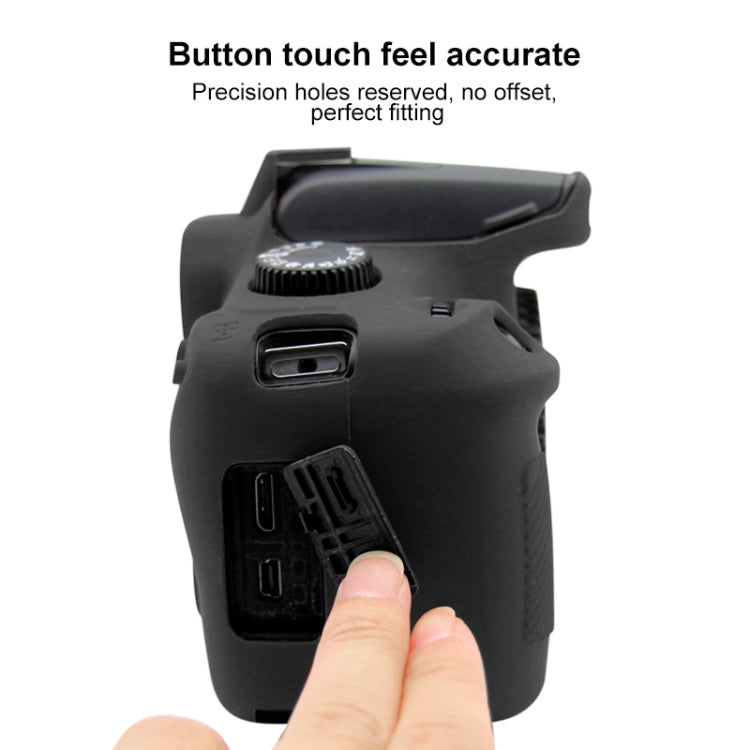 PULUZ Soft Silicone Protective Case for Canon EOS 3000D / 4000D(Black) - free shipping - PMC TechLife - Order now!