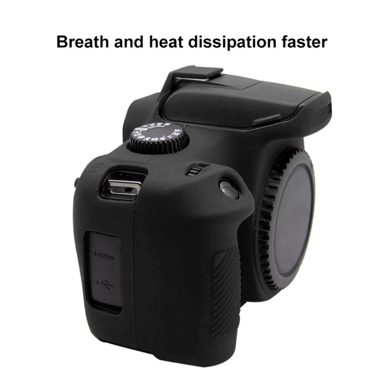 PULUZ Soft Silicone Protective Case for Canon EOS 3000D / 4000D(Black) - free shipping - PMC TechLife - Order now!