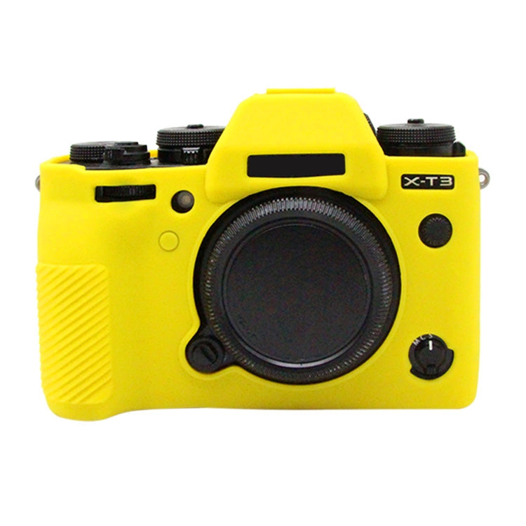 PULUZ Soft Silicone Protective Case for FUJIFILM XT3(Yellow) - Protective Case by PULUZ | Online Shopping South Africa | PMC TechLife | Buy Now Pay Later Mobicred