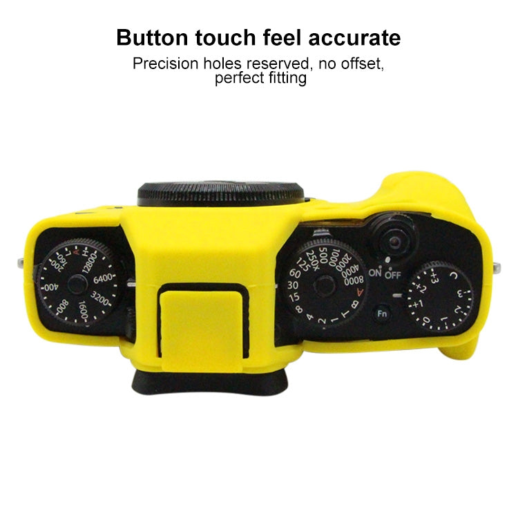 PULUZ Soft Silicone Protective Case for FUJIFILM XT3(Yellow) - Protective Case by PULUZ | Online Shopping South Africa | PMC TechLife | Buy Now Pay Later Mobicred