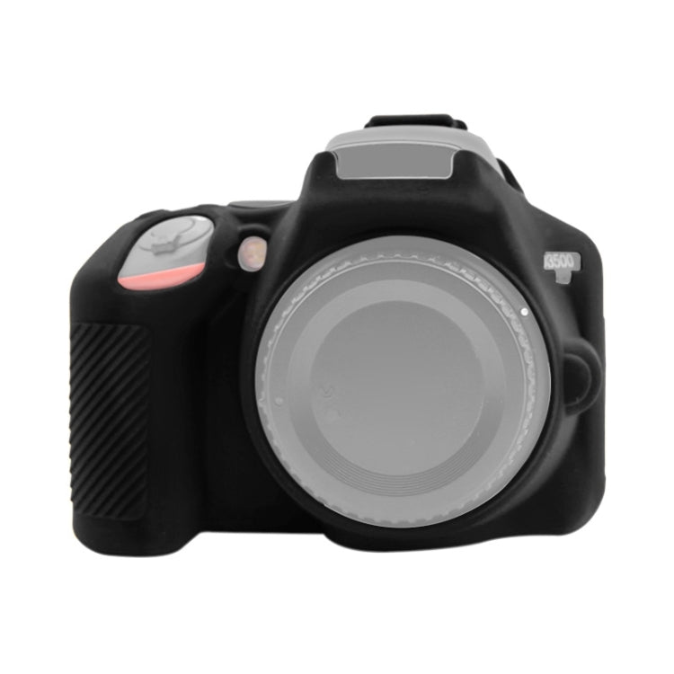 PULUZ Soft Silicone Protective Case for Nikon D3500(Black) - free shipping - PMC TechLife - Order now!