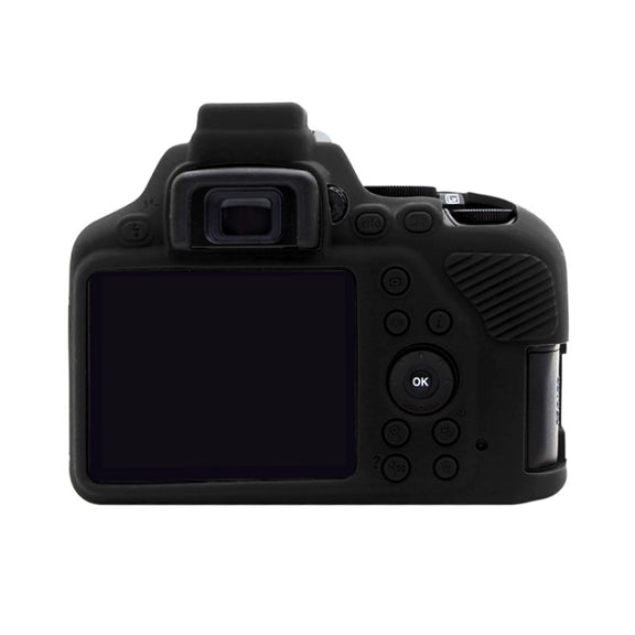 PULUZ Soft Silicone Protective Case for Nikon D3500(Black)
