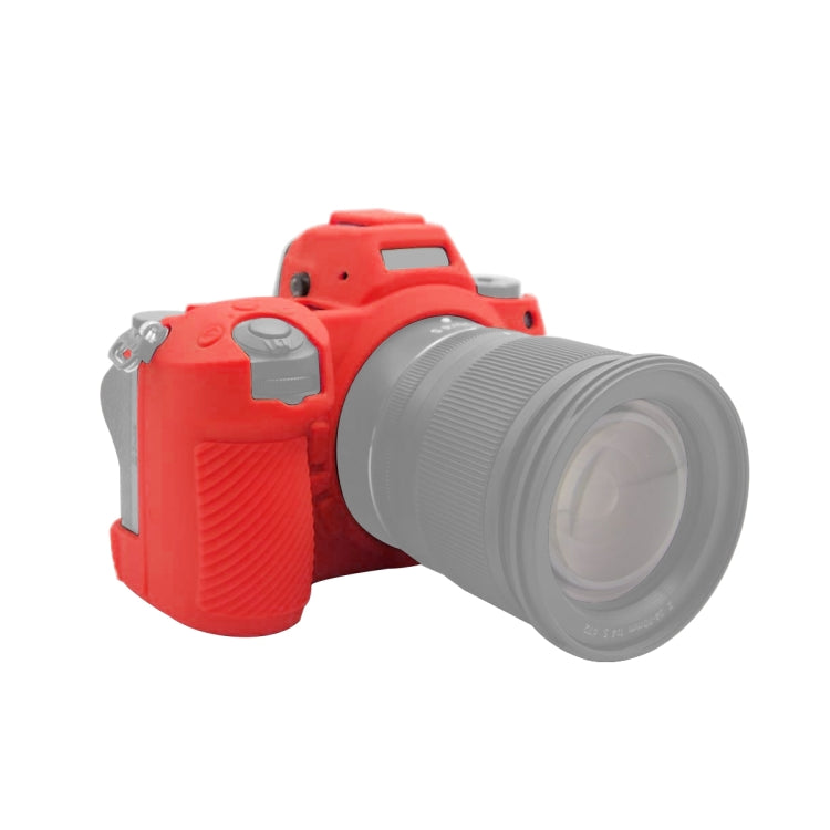 PULUZ Soft Silicone Protective Case for Nikon Z6 II(Red) - Protective Case by PULUZ | Online Shopping South Africa | PMC TechLife | Buy Now Pay Later Mobicred