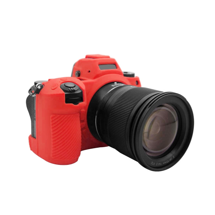PULUZ Soft Silicone Protective Case for Nikon Z6 II(Red) - Protective Case by PULUZ | Online Shopping South Africa | PMC TechLife | Buy Now Pay Later Mobicred
