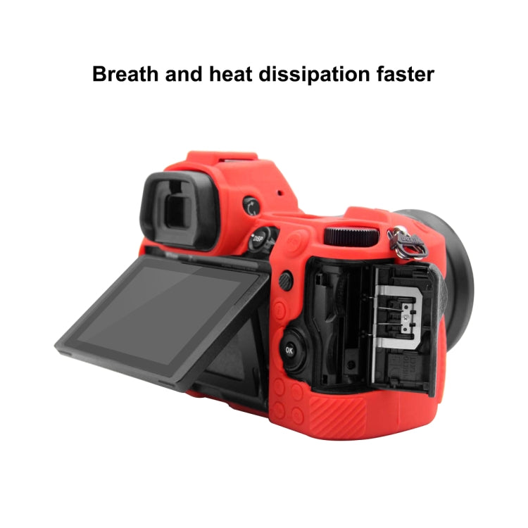 PULUZ Soft Silicone Protective Case for Nikon Z6 II(Red) - Protective Case by PULUZ | Online Shopping South Africa | PMC TechLife | Buy Now Pay Later Mobicred