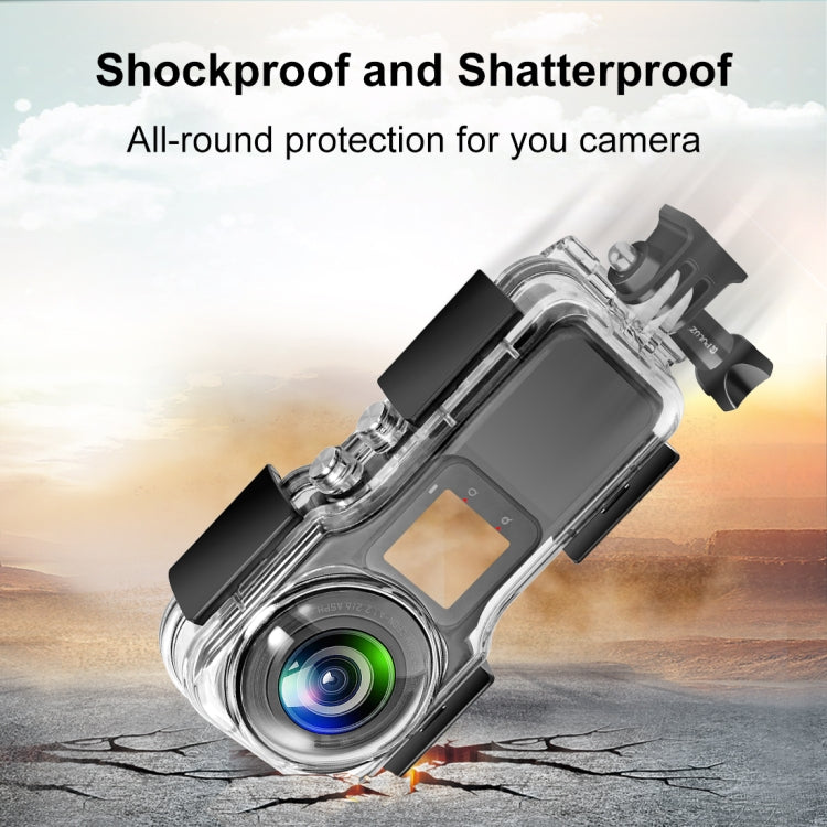 For Insta360 One RS 1-Inch 360 Edition PULUZ 40m Underwater Waterproof Housing Case - free shipping - PMC TechLife - Order now!