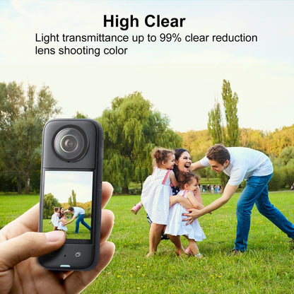 For Insta360 X3 PULUZ Lens Guard PC Protective Cover(Black) - free shipping - PMC Jewellery - Order now!