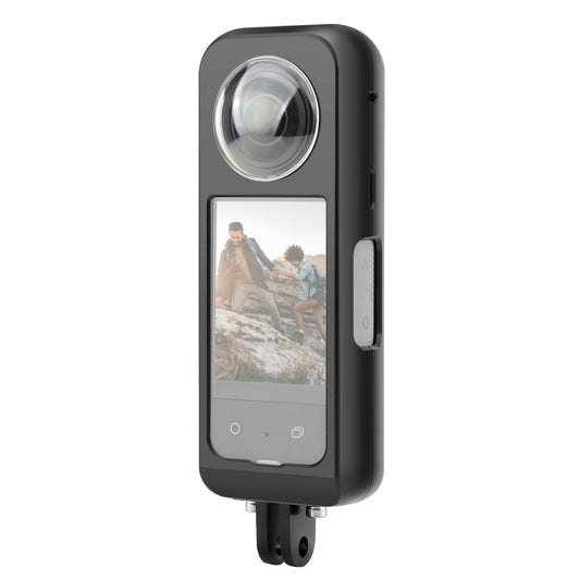 For Insta360 X3 PULUZ Metal Protective Cage Rig Housing Frame with Lens Protector(Black) - free shipping - PMC Jewellery - Order now!