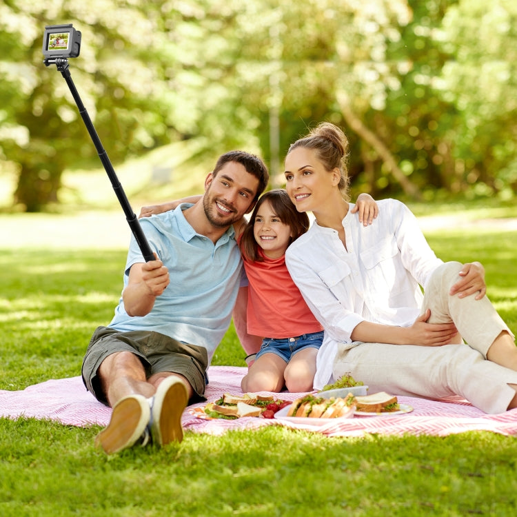 PULUZ 110cm Metal Selfie Stick Monopod with Invisible Adapter Base & Screw for Insta360 One RS / X2 / X3 - Self Monopod Grip by PULUZ | Online Shopping South Africa | PMC Jewellery | Buy Now Pay Later Mobicred