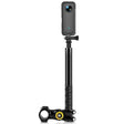PULUZ Motorcycle Bicycle Handlebar Fixture Mount Camera Bracket Adapter with Monopod Stand - free shipping - PMC TechLife - Order now!
