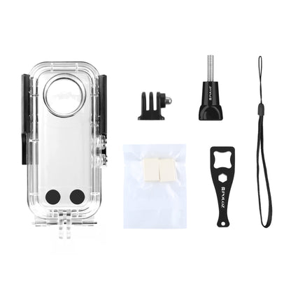 For Insta360 X3 PULUZ 30m Underwater Waterproof Housing Case - Case & Bags by PULUZ | Online Shopping South Africa | PMC Jewellery | Buy Now Pay Later Mobicred