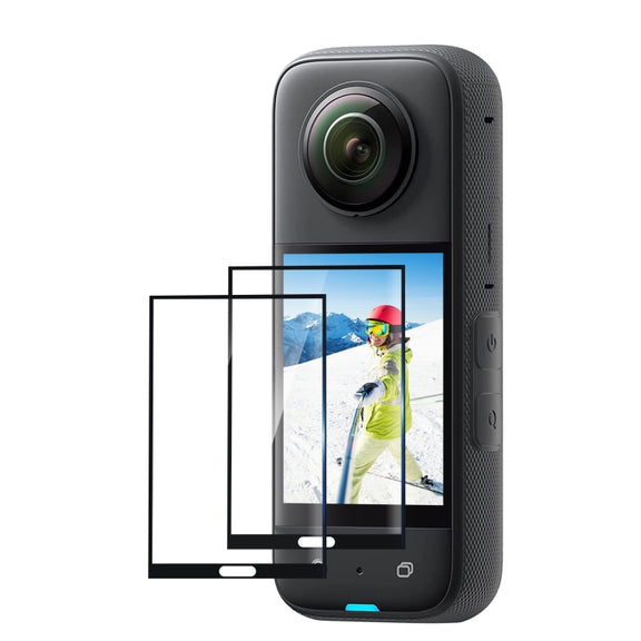 For Insta360 X3 PULUZ 2pcs Curved  HD Screen Film(Transparent)