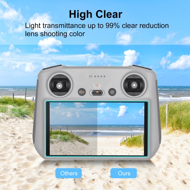 For DJI Mini 3 Pro / Mavic 3 Classic PULUZ Remote Control Screen Tempered Glass Film(Transparent) - Others by PULUZ | Online Shopping South Africa | PMC TechLife