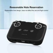 PULUZ Shockproof Anti-scratch Silicone Case For DJI Mini 3 / 3 Pro / Mavic 3 / Air 2S / Mini 2 Remote Control (Black)
