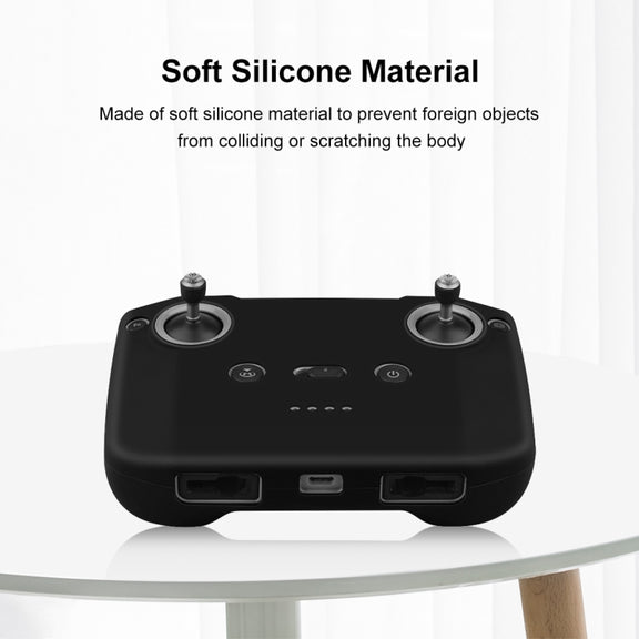 PULUZ Shockproof Anti-scratch Silicone Case For DJI Mini 3 / 3 Pro / Mavic 3 / Air 2S / Mini 2 Remote Control (Black)