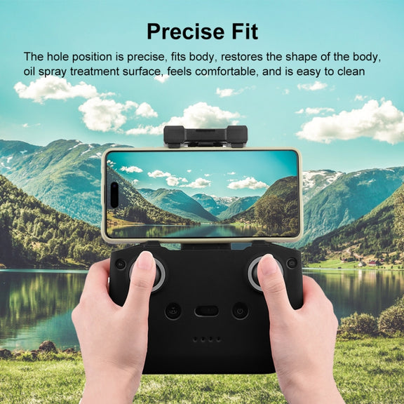 PULUZ Shockproof Anti-scratch Silicone Case For DJI Mini 3 / 3 Pro / Mavic 3 / Air 2S / Mini 2 Remote Control (Black)