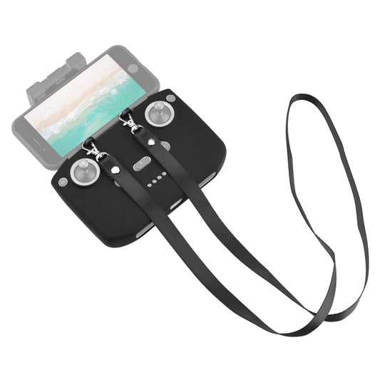 PULUZ Shockproof Anti-scratch Silicone Case with Neck Strap For DJI Mini 3 / 3 Pro / Mavic 3 / Air 2S / Mini 2 Remote Control (Black) - Cases & Bags by PULUZ | Online Shopping South Africa | PMC Jewellery | Buy Now Pay Later Mobicred