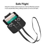 PULUZ Shockproof Anti-scratch Silicone Case with Neck Strap For DJI Mini 3 / 3 Pro / Mavic 3 / Air 2S / Mini 2 Remote Control (Black)