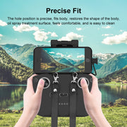 PULUZ Shockproof Anti-scratch Silicone Case with Neck Strap For DJI Mini 3 / 3 Pro / Mavic 3 / Air 2S / Mini 2 Remote Control (Black)