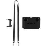 PULUZ Shockproof Anti-scratch Silicone Case with Neck Strap For DJI Mini 3 / 3 Pro / Mavic 3 / Air 2S / Mini 2 Remote Control (Black)