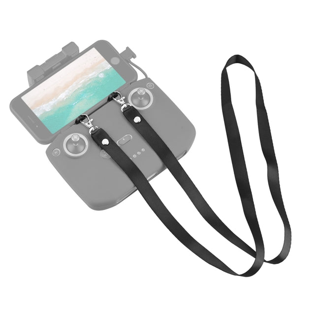 PULUZ Shockproof Anti-scratch Silicone Case with Neck Strap For DJI Mini 3 / 3 Pro / Mavic 3 / Air 2S / Mini 2 Remote Control (Grey)