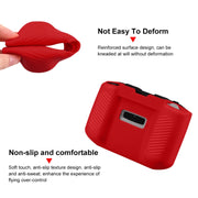 PULUZ Shockproof Anti-scratch Silicone Case with Neck Strap For DJI Mini 3 / 3 Pro / Mavic 3 / Air 2S / Mini 2 Remote Control(Red)