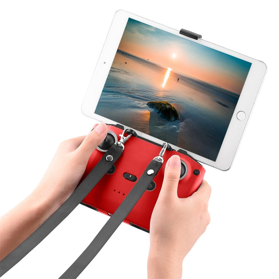 PULUZ Shockproof Anti-scratch Silicone Case with Neck Strap For DJI Mini 3 / 3 Pro / Mavic 3 / Air 2S / Mini 2 Remote Control(Red)