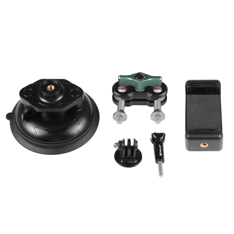 PULUZ Magic Arm Strong Suction Cup Aluminum Alloy Mount(Black) - free shipping - PMC Jewellery - Order now!