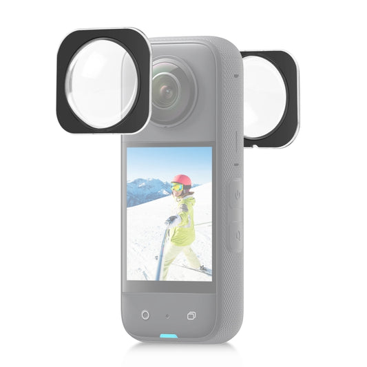 For Insta360 X3 PULUZ Lens Guard Optical Glass Protective Cover (Black) - free shipping - PMC Jewellery - Order now!