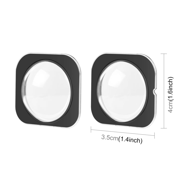 For Insta360 X3 PULUZ Lens Guard Optical Glass Protective Cover (Black) - free shipping - PMC Jewellery - Order now!