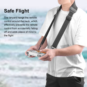 PULUZ Neck Lanyard Strap for DJI Mini 3 Pro / Air 2S / Air 2 / Mavic 2 Screen Remote Control (Black)