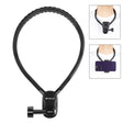 PULUZ Lazy Neck Bracket POV View Mount for GoPro Action Cameras (Black) - Holder by PULUZ | Online Shopping South Africa | PMC TechLife | Buy Now Pay Later Mobicred