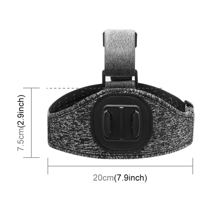 PULUZ Adjustable Head Strap Belt Mount with Phone Clamp & J Hook Mount & Long Screw - Head Belt by PULUZ | Online Shopping South Africa | PMC TechLife