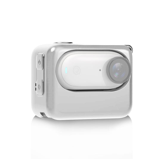 For Insta360 GO 3 PULUZ Camera Charging Case Silicone Case (White) - free shipping - PMC Jewellery - Order now!