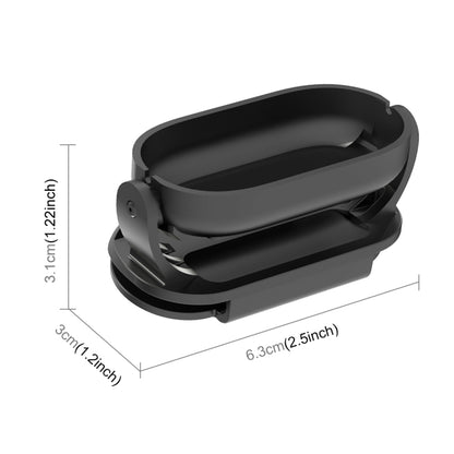 For Insta360 GO3 / GO 3S PULUZ Easy Clip Hat Clip Quick Release Clamp Magnetic Frame Fixed Mount (Black) - Mount & Holder by PULUZ | Online Shopping South Africa | PMC Jewellery | Buy Now Pay Later Mobicred