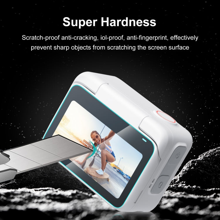 For Insta360 GO 3 / GO 3S PULUZ 2 in 1 Screen and Lens Tempered Glass Film (Transparent) - free shipping - PMC TechLife - Order now!