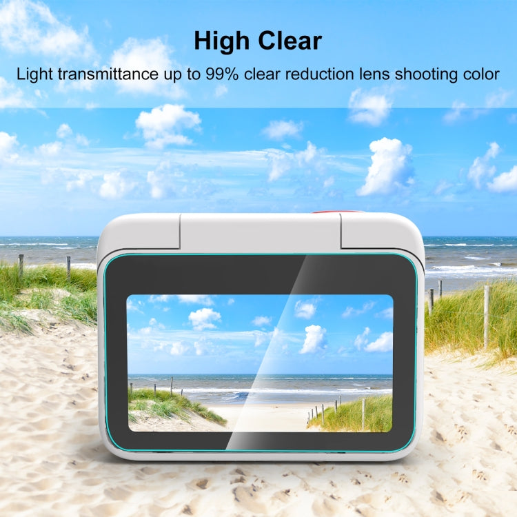 For Insta360 GO 3 / GO 3S PULUZ 2 in 1 Screen and Lens Tempered Glass Film (Transparent) - free shipping - PMC TechLife - Order now!